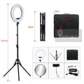 Miniatyrbild 2 av 2: LED Ring Light Kit, Bi-Färg 3200K-5500K, 96W Effekt,Vit kit