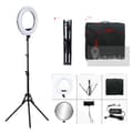 Miniatyrbild 1 av 2: LED Ring Light Kit, Bi-Färg 3200K-5500K, 96W Effekt,Svart kit