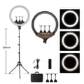 Miniatyrbillede 2 af 2: 18 Tommer LED Ringlys, Justerbar Lysstyrke, Alsidig Brug,SH-HXD-18F-06