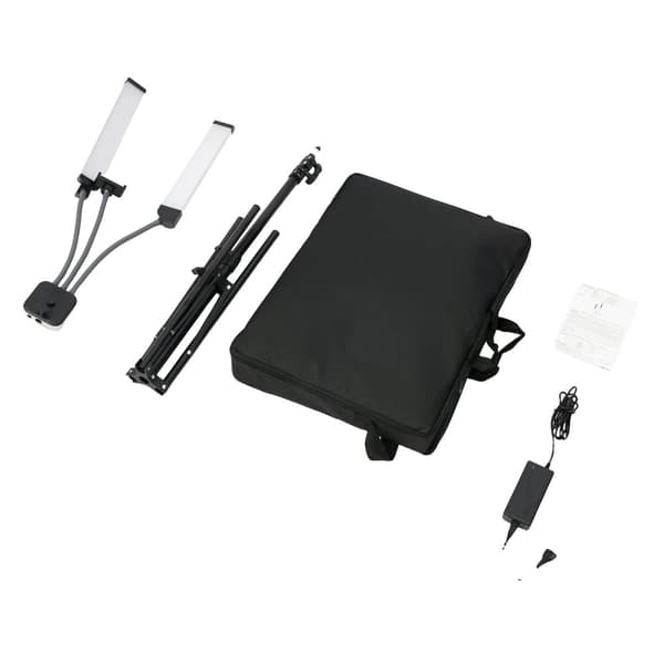 Fyll-lampa, 40W effekt, 3000K-6000K färgtemperatur,svart, Svart