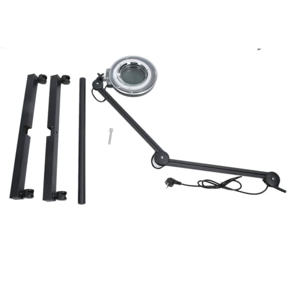 Makeup lampe stativ, 5x forstørrelse, justerbar arm,A