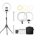 Miniatyrbillede 1 af 2: 18 Tommer LED Ringlys, Justerbar Lysstyrke, Alsidig Brug,SH-HXD-18D-06