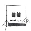 Miniatyrbild 1 av 2: Backdrop Ställ Foto Bakgrundsstöd, Justerbar Teleskopisk Design, Stabil Aluminiumlegering,Lägg till 2 st sandsäckar 2, 2X2M