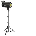 Miniatyrbild 1 av 2: SH LED COB Videolampa, Bi-färg 3200K-5600K, Justerbar ljusstyrka 1-100,Stativ 115W
