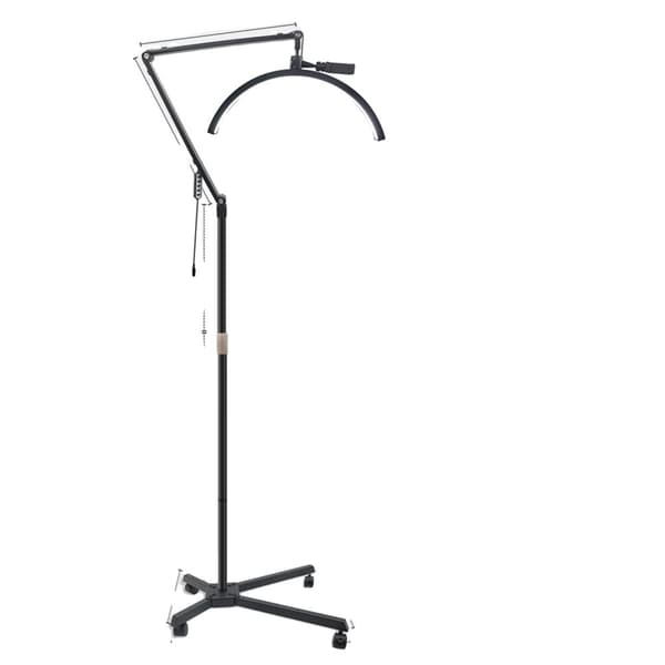 LED Videolampa, Justerbart Höjdstativ, Dimbart,EU, HD-M50X
