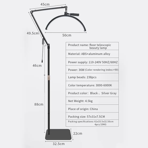 LED-videovalo, säädettävä korkeusjalusta, himmennettävä,HD-M40X, EU