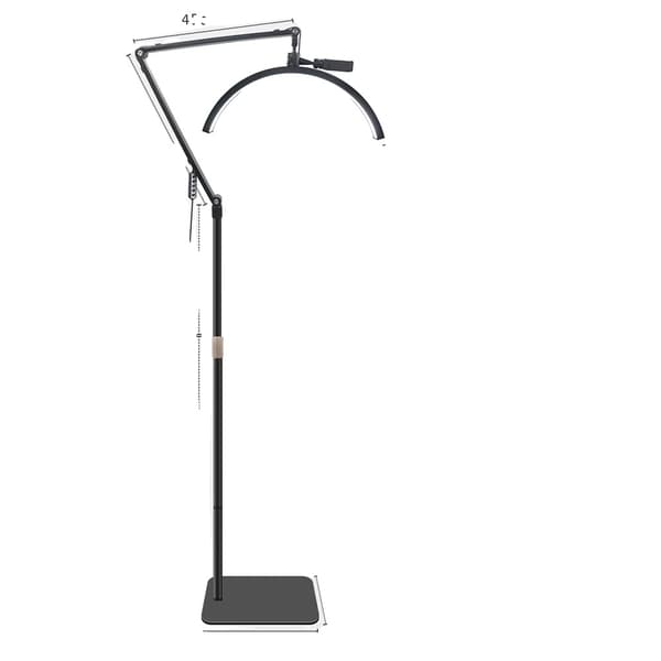 LED Video Lys, Justerbar Højde Stativ, Dæmpbar,HD-M40X, EU