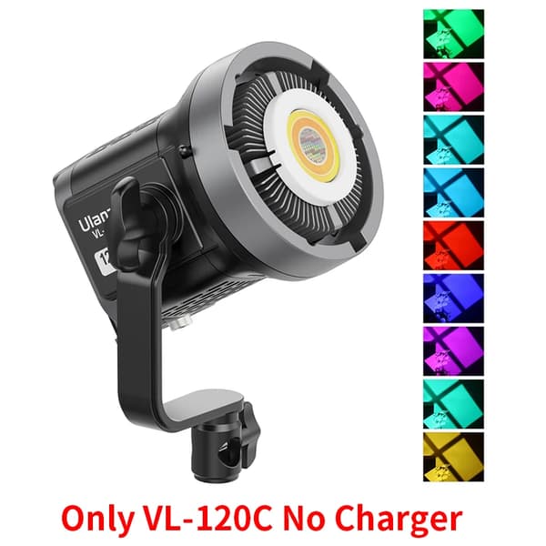 Ulanzi Videolampa, 120W Bi-Färg, Justerbar Färgtemperatur,Endast VL-120C