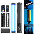 Pikkukuva 1 / 2: RGB LED Videotikkuvalaisin, 8W Teho, CRI 95+,A2 Kit-2