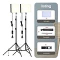 Pikkukuva 1 / 2: LED Täyttölamppu, Kaksivärinen Valaistus, USB-lataus,2 SET 200CM jalustat