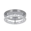 Miniatyrbillede 1 af 2: LED Krystal Lysekrone, Indbygget, 30cm Diameter, 30W,D30cm-B, Kold Hvid