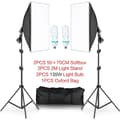 Miniatyrbild 2 av 2: Fotobelysningssatser, Softbox-design, Professionella E27-fotolampor, 135W-lampor