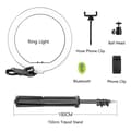 Miniatyrbillede 2 af 2: LED Ring Light, 10 tommer i diameter, justerbart stativ, 150cm stativ