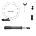 Miniatyrbillede 1 af 2: LED Ring Light, 10 tommer i diameter, justerbart stativ, 150cm stativ