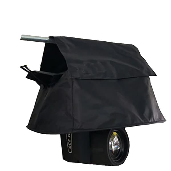 Stage Light Regncover, Holdbart Oxford Stof, Vandtæt Plastik,10STK, Stråle-Sort