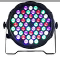 Miniatyrbild 2 av 2: LED Par-ljus, RGBW-färgblandning, DMX512-kontroll, 54X3 RGBW Svart, EU-kontakt
