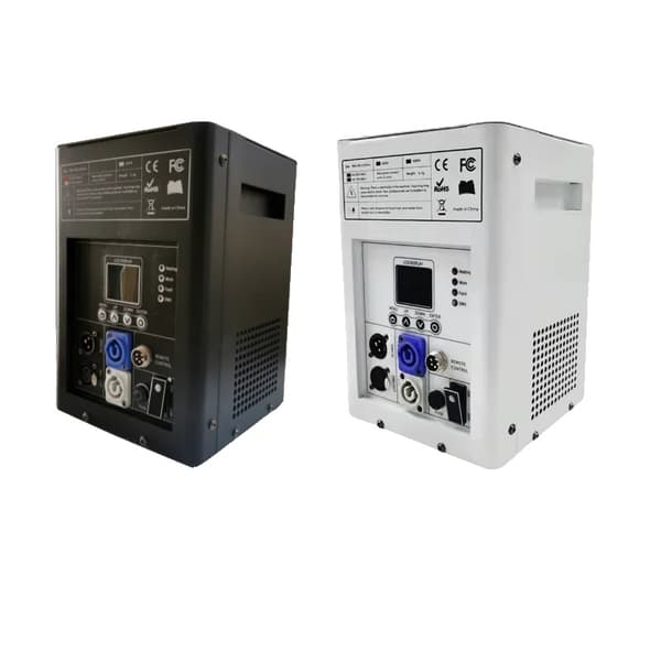 Kall Funksmaskin, 750W Effekt, DMX Kontroll,Svart skal, 1 Maskin