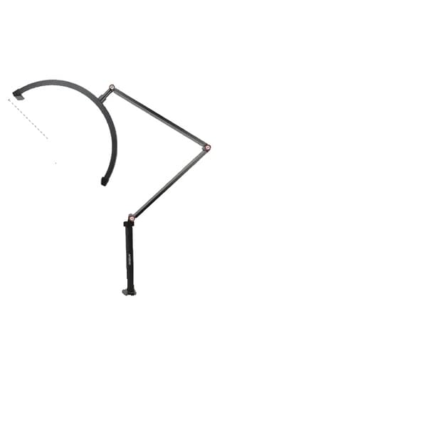 Ringlys, Halvmåne Design, Justerbar Farvetemperatur, HD-M3X Sort, EU