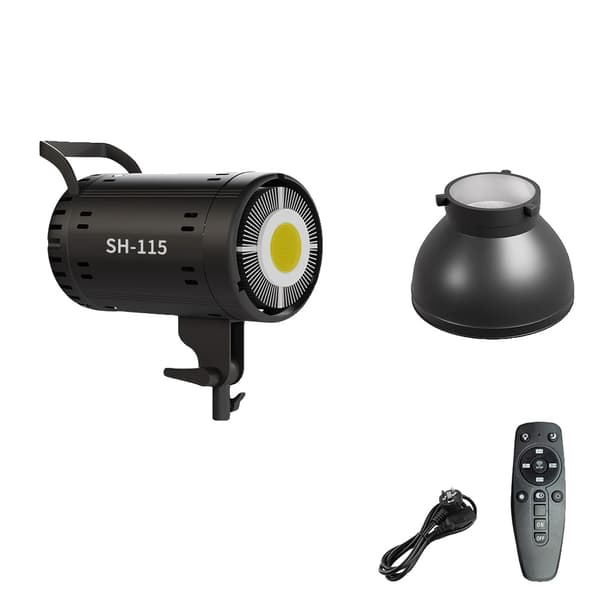 Fotobelysning Bowens COB Videoljus, 3200K-5600K, 18000LUX Belysning,Med omslag