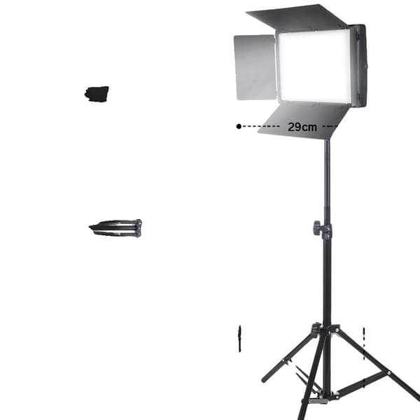 LED-videovalaisin, jossa on 960 LEDiä, 50W teho, kaksivärinen 3200K-5600K.,50W U800 200CMTRIPOD