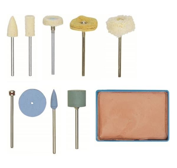 Polishing accessory set (10-piece)