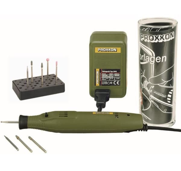 Gravyrkit med GG 12, nätadapter och provglas