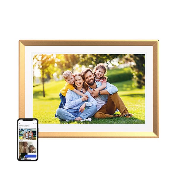 Arzopa D10 Gold - 10,1" digital fotoramme med berøringsskjerm og WiFi