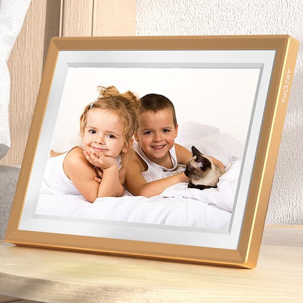 Arzopa D10 Gold - 10,1" digital fotoramme med berøringsskærm og WiFi