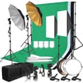 Miniatyrbild 1 av 2: Fotografi Fotostudio Softbox Belysningskit, Justerbara Ljusstativ, Flera Bakgrunder, 5-i-1 Reflektor,Fotostudio Kit 36