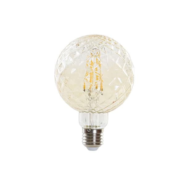 LED lamp DKD Home Decor Amber 4 W E27 450 lm 9,5 x 9,5 x 14 cm