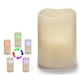 Miniatyrbild 2 av 3: LED Candle White 7,5 x 10 x 7,5 cm (6 Units)