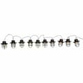 Miniatyrbillede 1 af 3: Wreath of LED Lights Lumisky Detroit White Black Floral