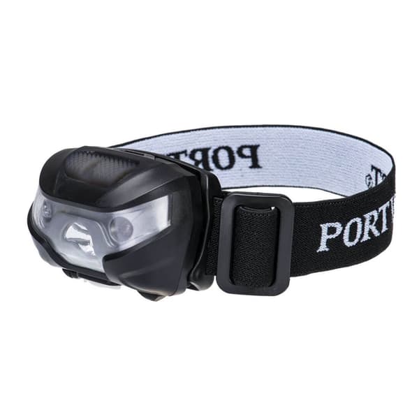 USB-uppladdningsbar pannlampa - Svart