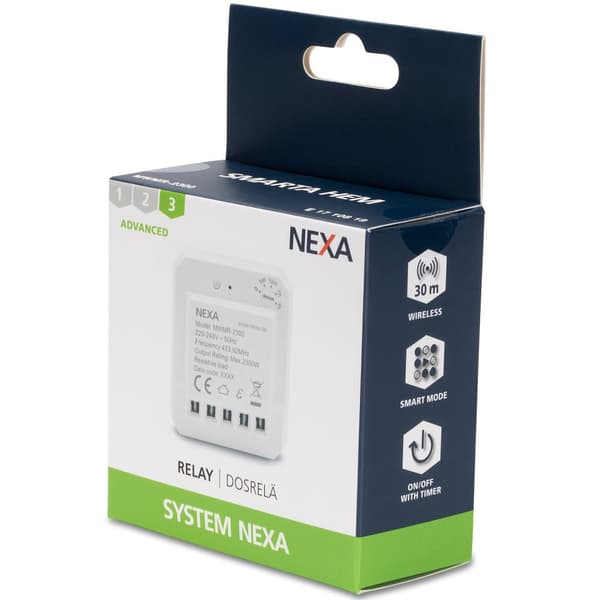 Nexa MWMR-2300 Annosrele rele virralle.
