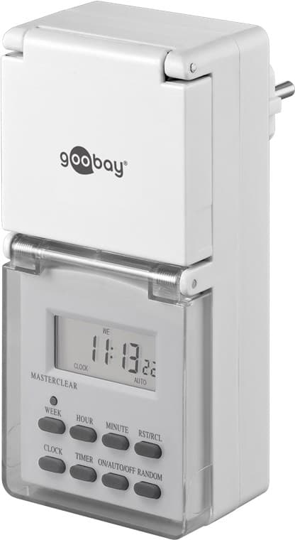 Sett med 3, digital timer IP44