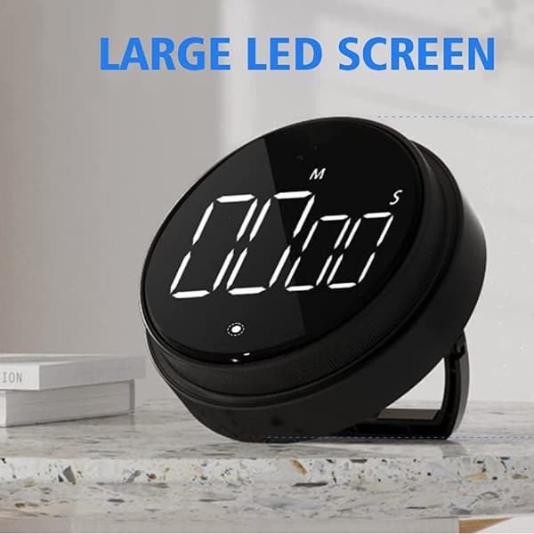 INF Magnetisk digital kökstimer med stor LED-display