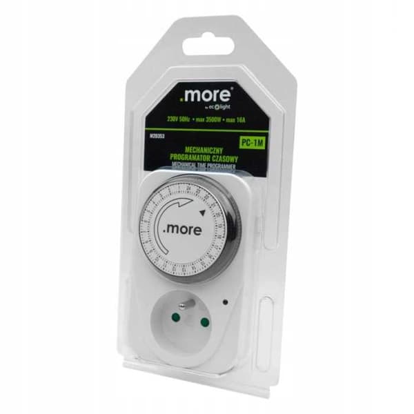 1-dags timer MANUEL 3500W EcoLight
