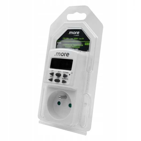 7-dages LCD-timer 1800W EcoLight