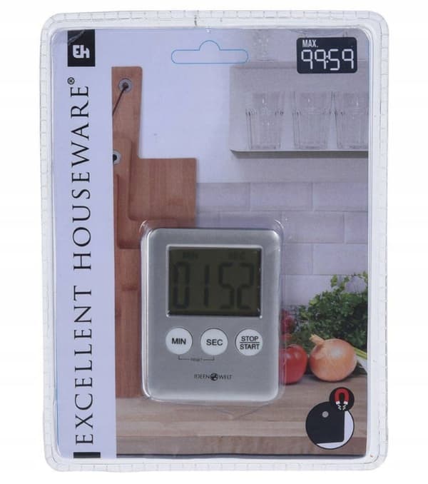 Keittiöajastin elektroninen magneettiajastimella