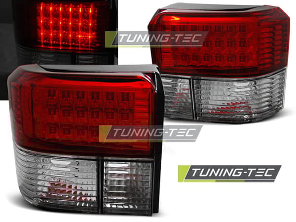 Baglygter VW T4 90-03 03 RØD KLAR LED