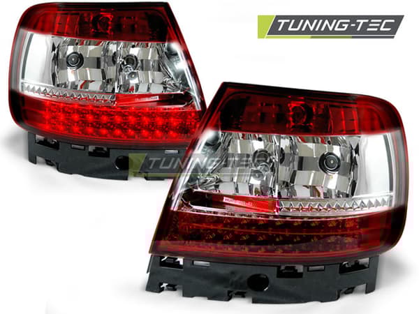 Baglygter AUDI A4 B5 11 94-09 00 RØD KLAR LED