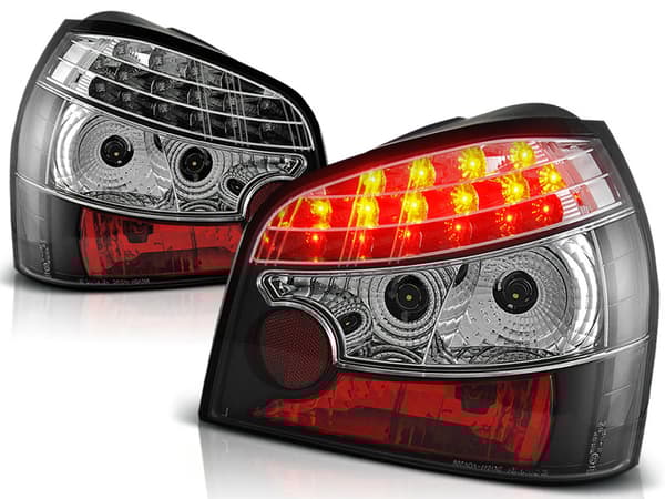 Bakljus AUDI A3 08 96-08 00 SVART LED