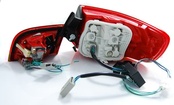 Bakljus AUDI A3 8P 04-08 SPORTBACK RÖK RÖD LED