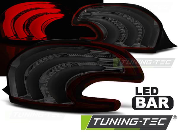 Bakljus PEUGEOT 208 4 12-06 15 RÖKTA RÖDA LED STRIP