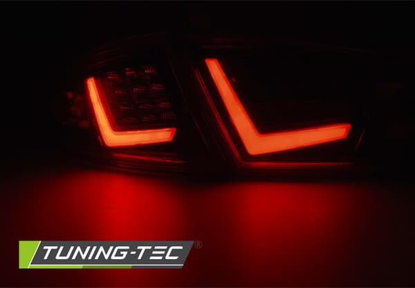 Baglygter SEAT LEON 03 09-12 RØD LED STRIBE