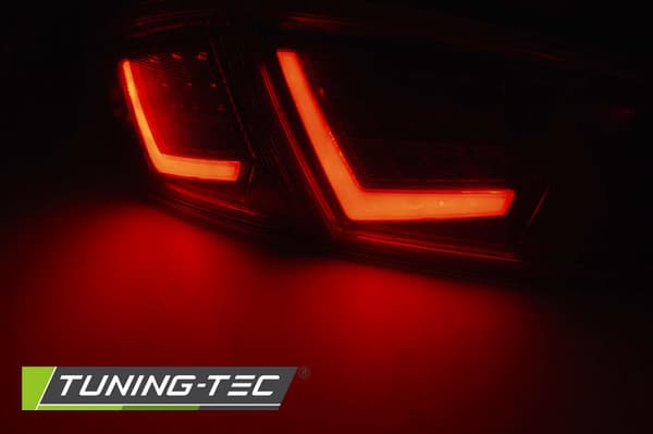 Baglygter SEAT LEON 03 09-12 RØD LED STRIBE