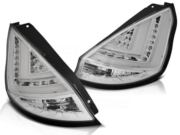 Bakljus FORD FIESTA MK7 12-16 HB KROMAD LED STRIP