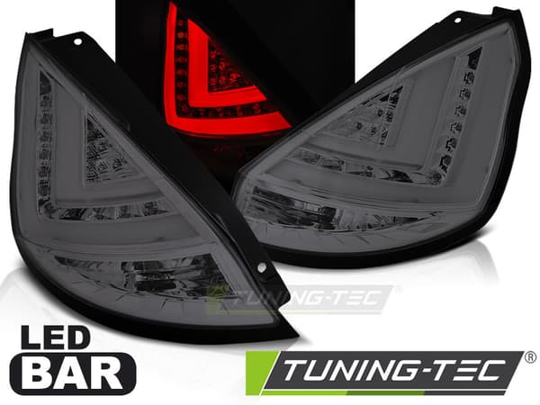 Baglygter FORD FIESTA MK7 08-12 HB SMOKE LED STRIP