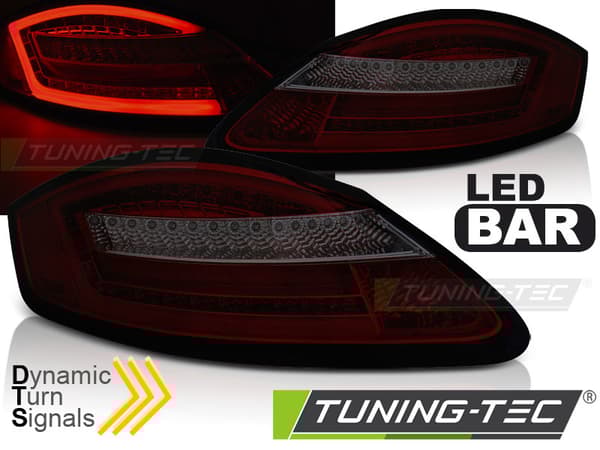 Baglygter PORSCHE BOXSTER 987 / CAYMAN 05-08 RØD RØG SEQ LED