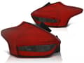 Miniatyrbillede 1 af 6: Baglygter FORD FOCUS 3 15-18 HATCHBACK RØG SMOKED LED